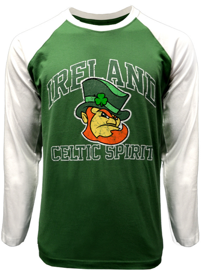 Ireland Leprechaun Celtic Spirit Long Sleeve T-Shirt 